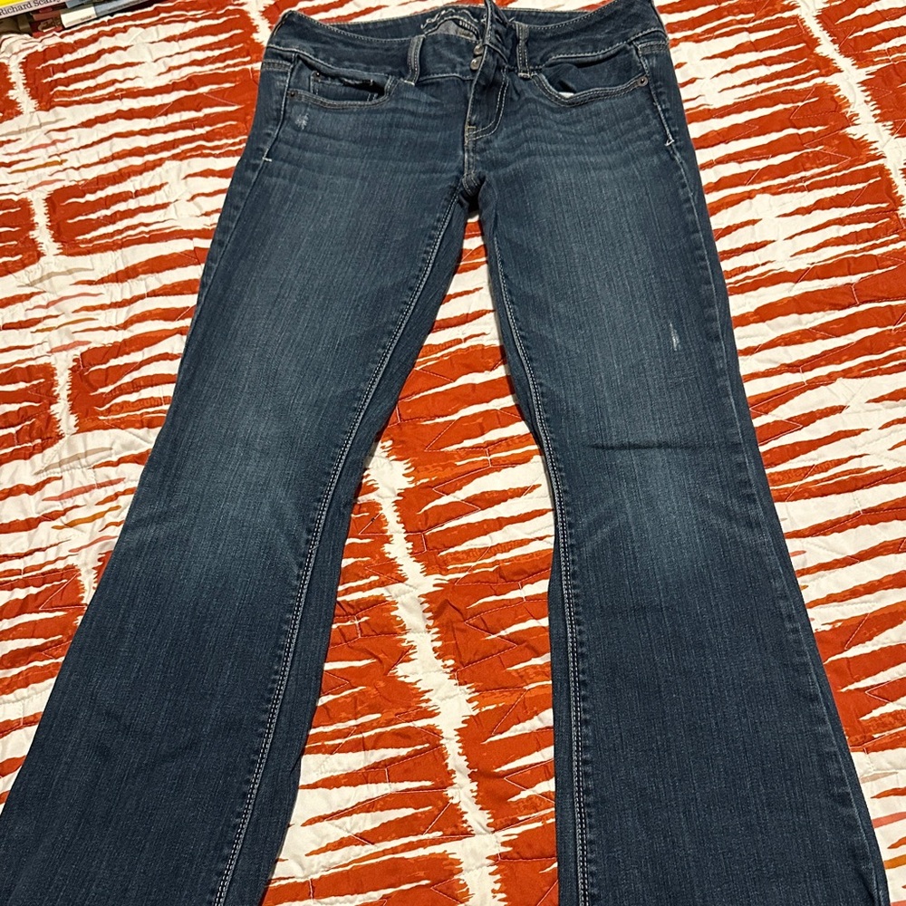 American Eagle Outfitters Dark Blue Flare Jeans